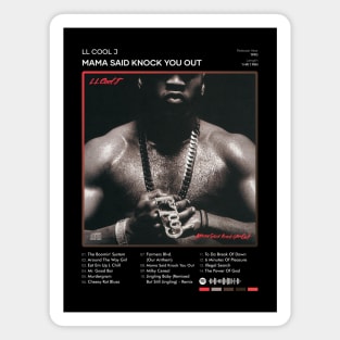 LL COOL J - Mama Said Knock You Out Tracklist Album Magnet